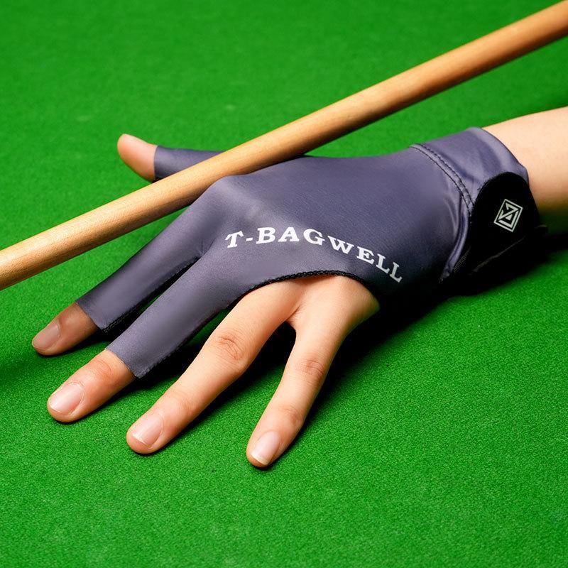Men's and Women's Billiards Finger Exposed Professional Snooker Competition Anti Slip Thin Three Finger High Elastic Billiards Gloves
