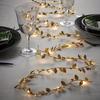 2M 20Led Golden Leaves String Fairy Lights For Wedding Birthday Party Decoration Home Garden Artificial Plant Garland Vine Light