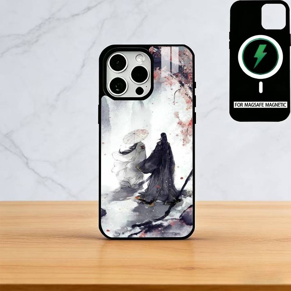 Chinese Danmei Anime MO DAO ZU SHI Phone Case For iPhone17,16,15,14,13,12,11 Plus,Pro Magnetic with Magsafe Wireless Charging
