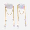 Light Luxury High-end Fringed Freshwater Pearl Earrings Jewelry