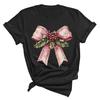 Christmas Printed Fashionable Women's T-shirt Christmas Trend Pure Cotton Casual Sportswear T-Shirts Women’s