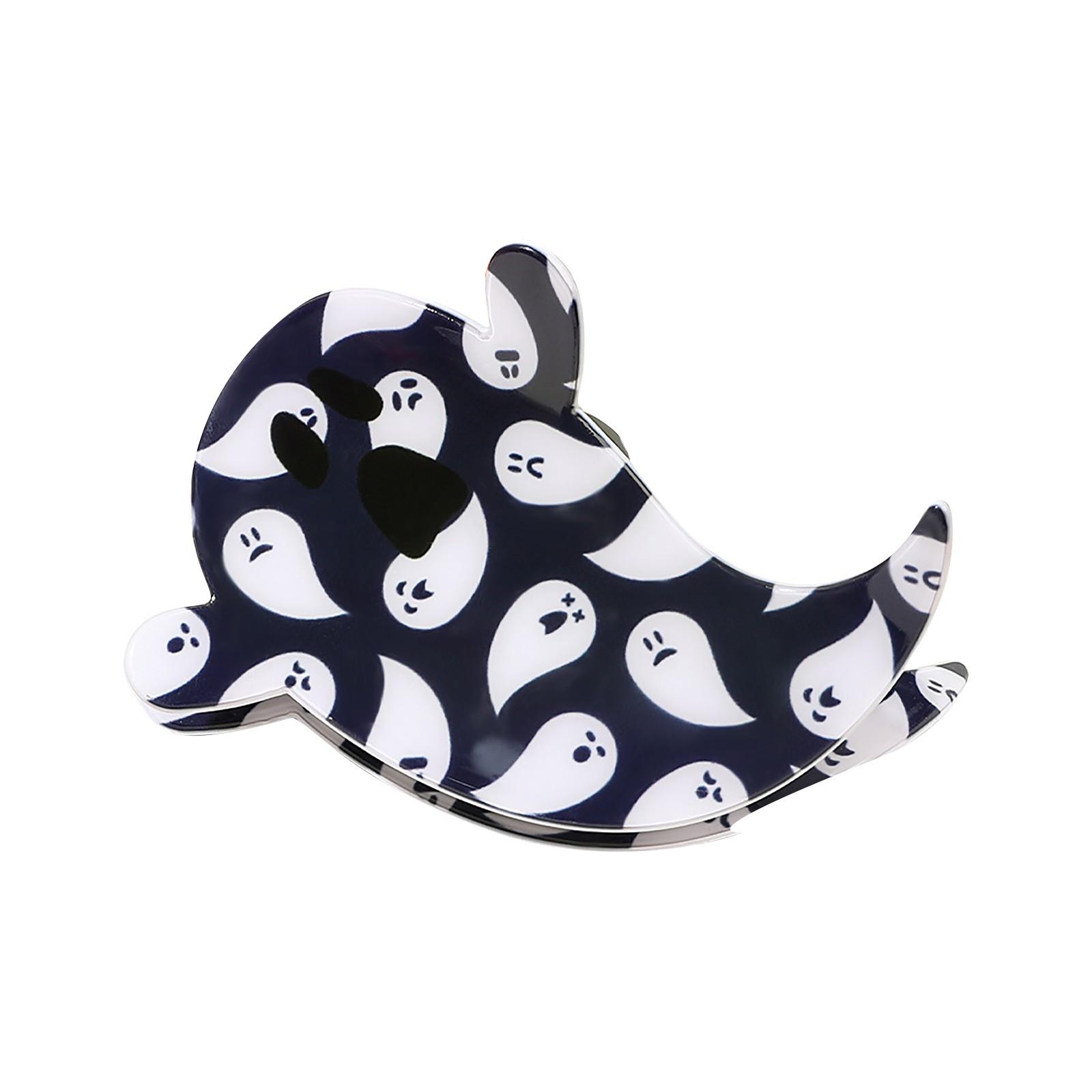 

Заколка для волос на Хэллоуин, высококачественная акриловая заколка для волос, аксессуары для волос One Size белый