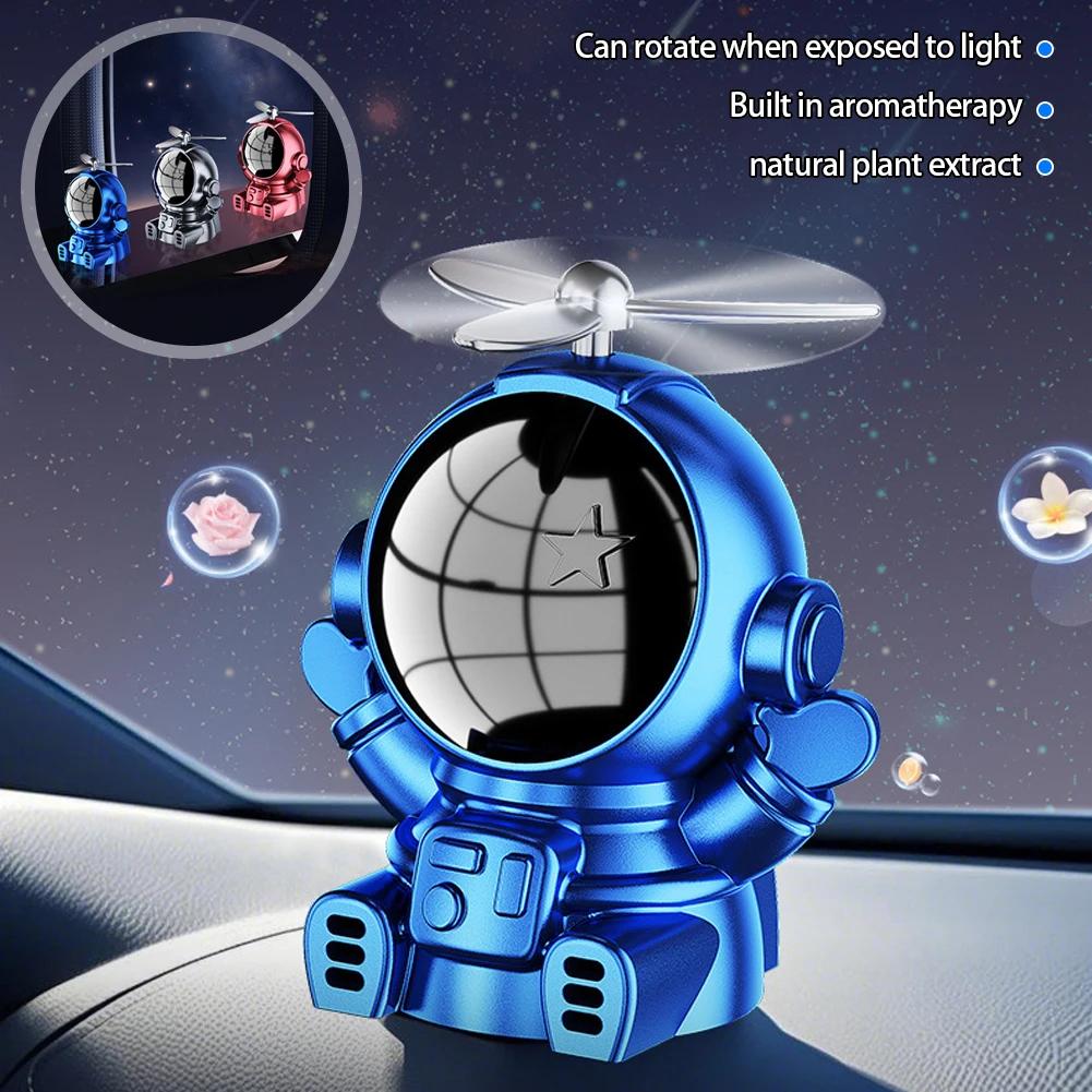 Solar-Powered Ornaments Car Air Freshener Universal Non-toxic Rotation Ornaments Long Lasting Perfume Deodorant Accessories