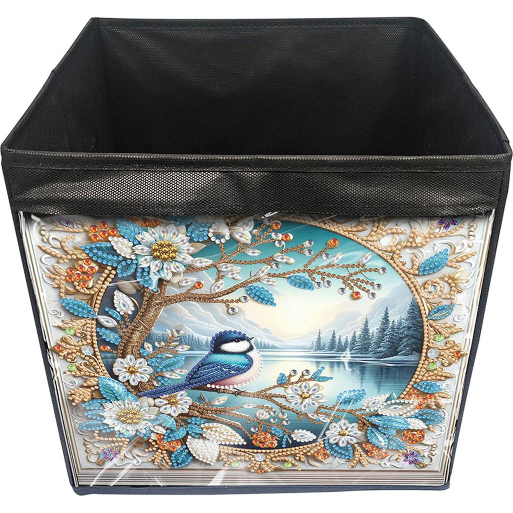 Diamond Painting Storage Bin Canvas Organizer Box Diamond Painting Kit Diamond Painting Storage Container Home & Office Decor