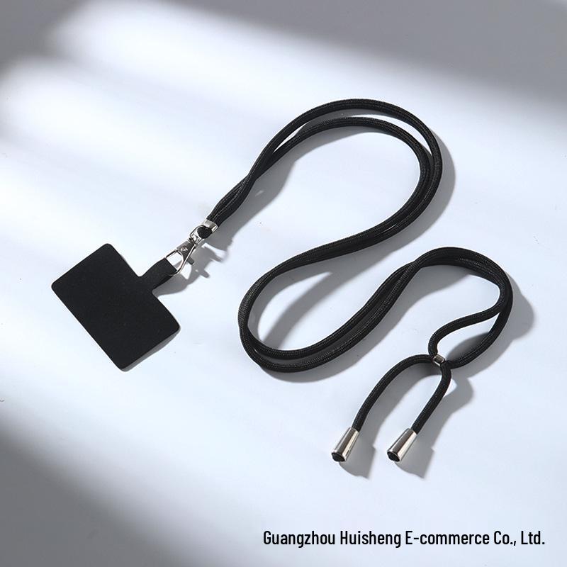 Mobile Phone Lanyard Neck/Crossbody/Wrist Strap with Clip and ID Holder - Anti-Lost Woven Design