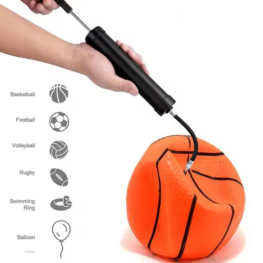 Handheld Basketball Volleyball Air Pump Needle Kit Inflator For Sports Ball A2X9