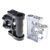 Adjustable Bicycles Double Stem Aluminum Alloy Folding Bike Porous Stem 25.4MM Hollows Bicycles Handlebar Stem