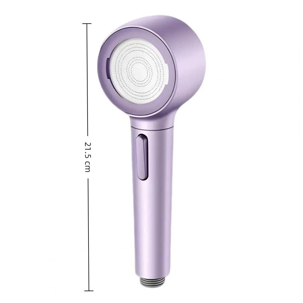 Detachable Handheld Shower Head 3-Speed Adjustable Anti Blocking High Pressure Shower Large Flow Rainfall