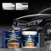 Homonth Car Wax Scratch Swirl Remover Solvent Car Polish Car Polish Solvent 100g Car Wax With Sponge For Repair Paint Scratches