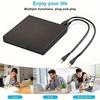 External CD DVD Drive, USB 2.0 Slim Protable External CD-RW Drive DVD-RW Burner Writer Player for Laptop Notebook PC Desktop Computer