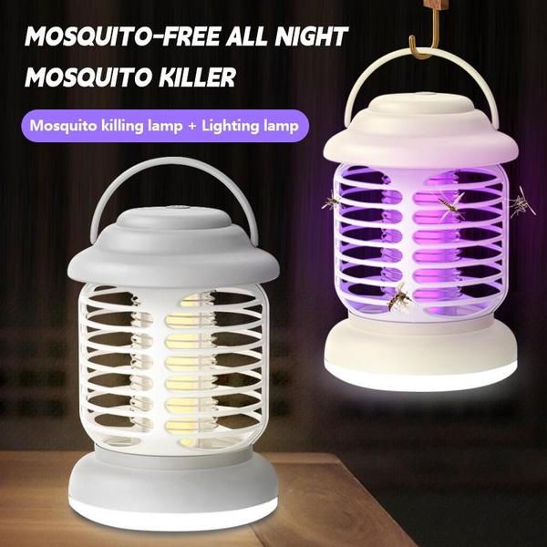 1 ADET Sivrisinek Öldürücü Lamba Masaüstü/Duvara Monte Elektronik Böcek Öldürücü Böcek Öldürücü Elektrik Şoku Sinek Tuzağı Işığı