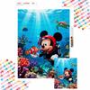 Diamond Painting Underwater Mickey Diamond Art Painting Set for Home Office Decoration Handmade Gifts