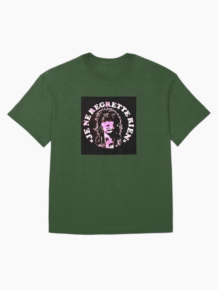 édith Piaf Keith Richards "Je Ne Regrette Rien" Oversized T-Shirt
