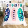 Surfplank Zomer Zee Surfen Thema Dekbedovertrek Oceaan Thema Beddengoed Collectie Voor Kinderen Jongens Tieners Zacht Polyester Dekbedovertrek Decoratie