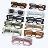  Vintage Glasses Frame Women Square Fashion Eyewear Men Optical Candy Color Gradient Frame Computer Goggles Sunglasses