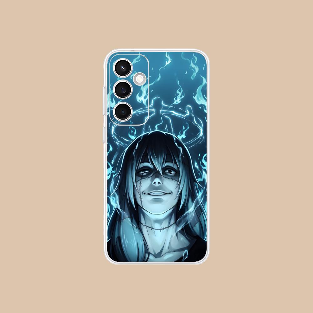 JJK Mahito Phone Case for Samsung Galaxy S25 S24 S23 S22 S21Plus FE Ultra Soft TPU Clear Shockproof Cover