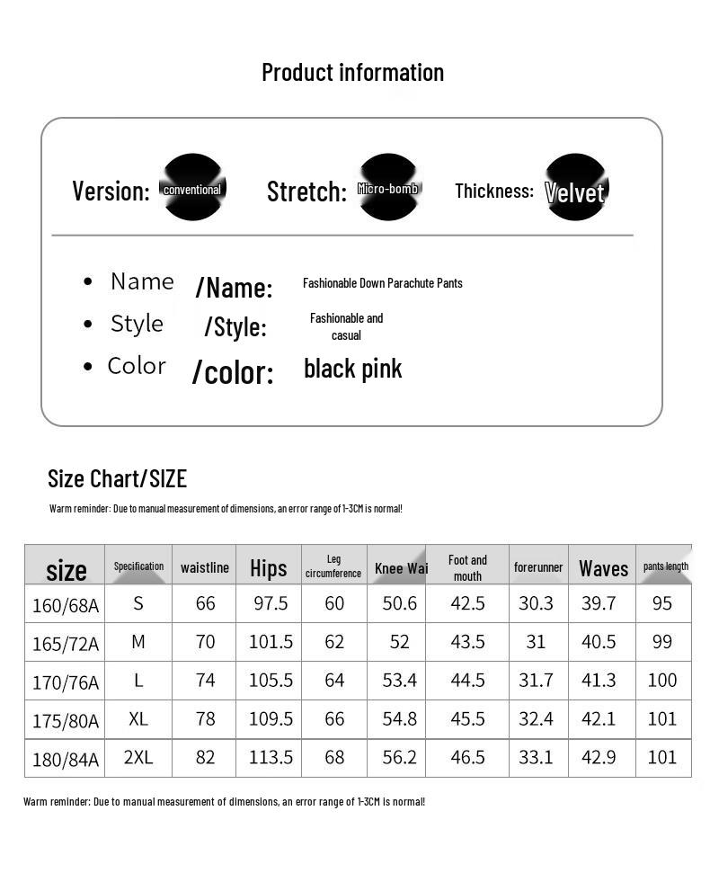Snow Flying Women's Thickened Duck Down Wide-Leg Winter Pants