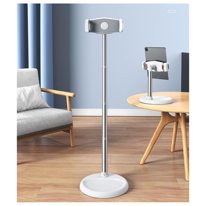 Adjustable Height Angle Mobile Phone Holder Bracket Floor Table Sofa Tablets Stand for 4-12.9in for Creative Gift