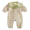 Baby Front Baby Newborn Going Out Long Months [Reegoo Peter] Coveralls, Clothes, Girls, Opening, Rompers, Clothes, Clothes, Wear, Sleeves, Green, 66,