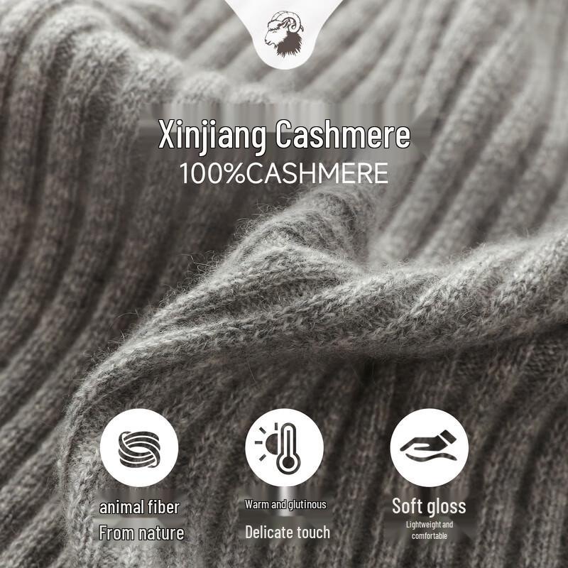 Women's Slanted Zipper Round Neck Cashmere Cardigan