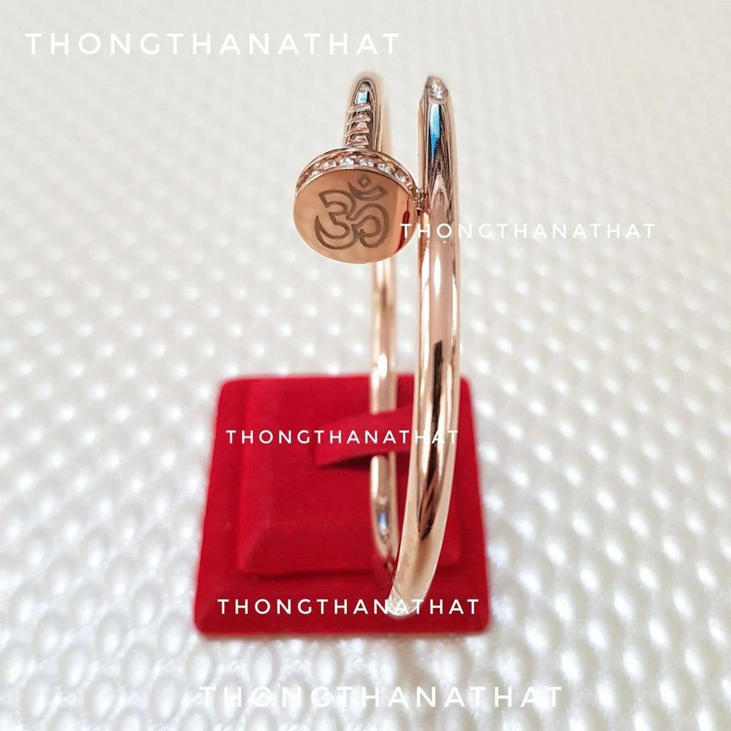 Hinduism Nail Head Bracelet Rhinestone Ganesha Five Row Yantra Sak Yant Tattoo Powerful Success Amulet Jewelry Vintage Protect Health Lucky Rich