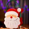 1-10PCS Christmas Felt Candy Bags Cartoon Apple Pouch Santa Sack Kids Gift Packaging Bag Xmas Tree Holiday Decoration