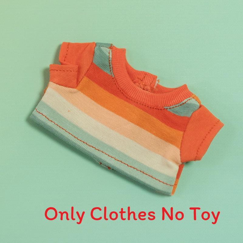 Clothing Plush Toy Clothes Tshirt Work Pant Set For Doll Costume Display