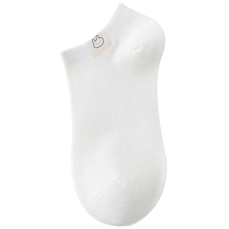 Summer Socks, Invisible Solid Color Women's Socks, Low-top Student Pure Cotton Socks