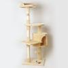 Katzenkletterbaum mit Bett, Baum, Regal, Sisal-Sprungplattform & Spielzeug