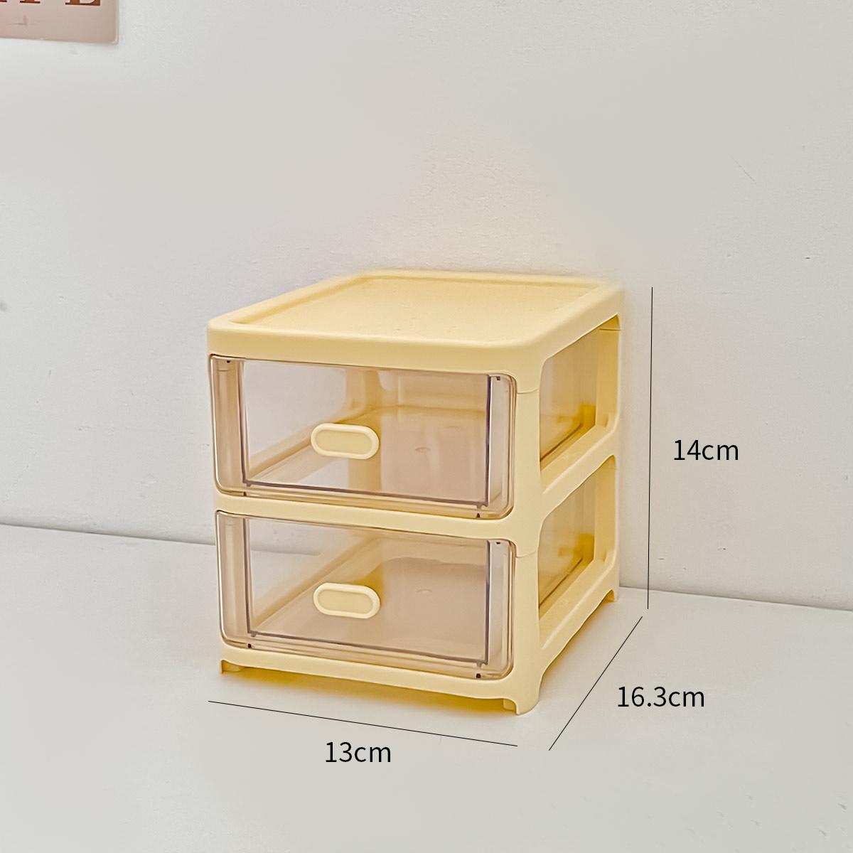

Purple Desktop Storage Box Organizer with Drawers Clear Plastic Office School Stationery Makeup Cosmetic Jewelry Storage Boxes