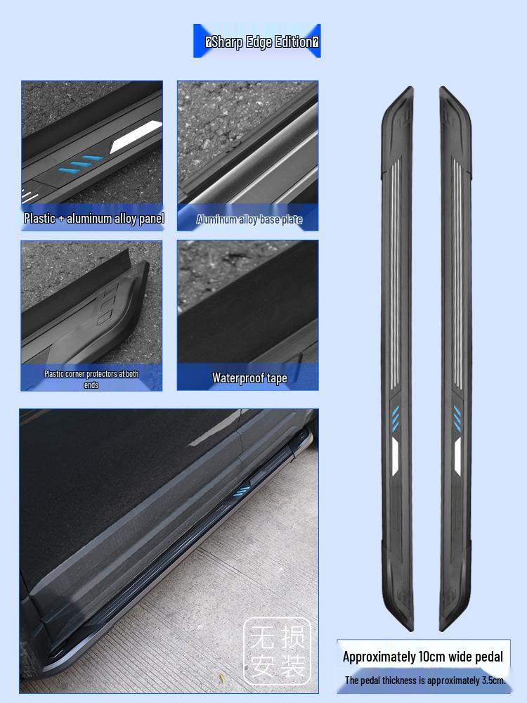 2024 Beijing BJ30 Electric Vehicle Aluminum Foot Pedals with Welcome Lights
