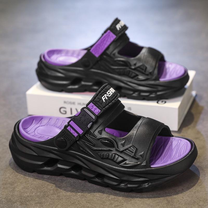 Slippers summer wear sports platform driving dual-purpose large-size outdoor beach sandals