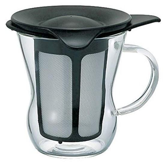 Hario One Cup Tea Maker 200ml Black OTM-1B