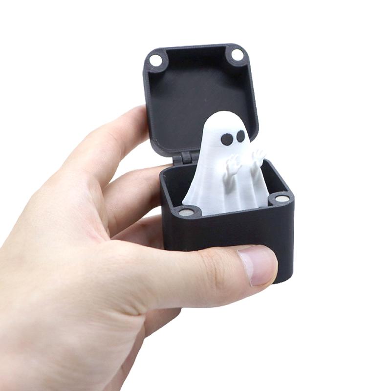 Halloween Gag Gifts Funny Hallowen Finger Ghost Gifts For Men Christmas White Elephant Gift For Adults Office Prank Gift Box