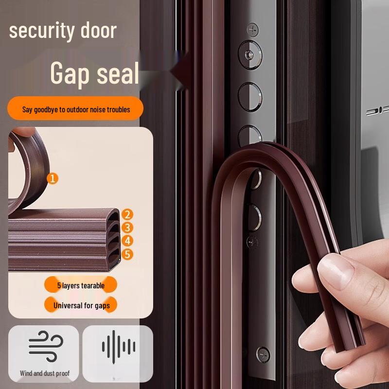 Door Sealing Strip коричневый