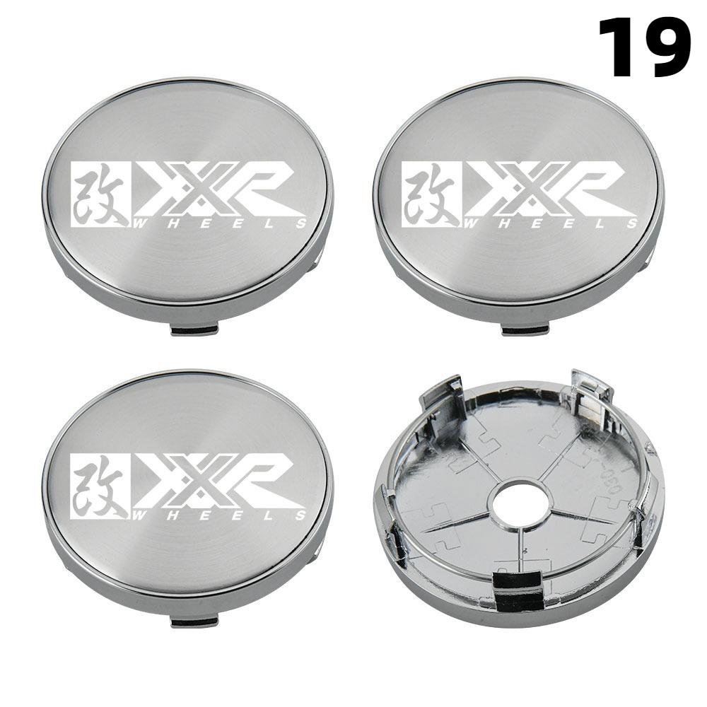 

4PCS OD 58MM/60MM/63MM/65MM Cap For Rims SSR XXR Emblem Wheel Center Cap Sport Car Logo Wheel Cover Hub caps No.2 OD 60 ID 55