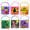 Non-woven Fabric DIY Halloween Candy Bag Pumpkin Bag Pumpkin Handbag  Halloween Gift