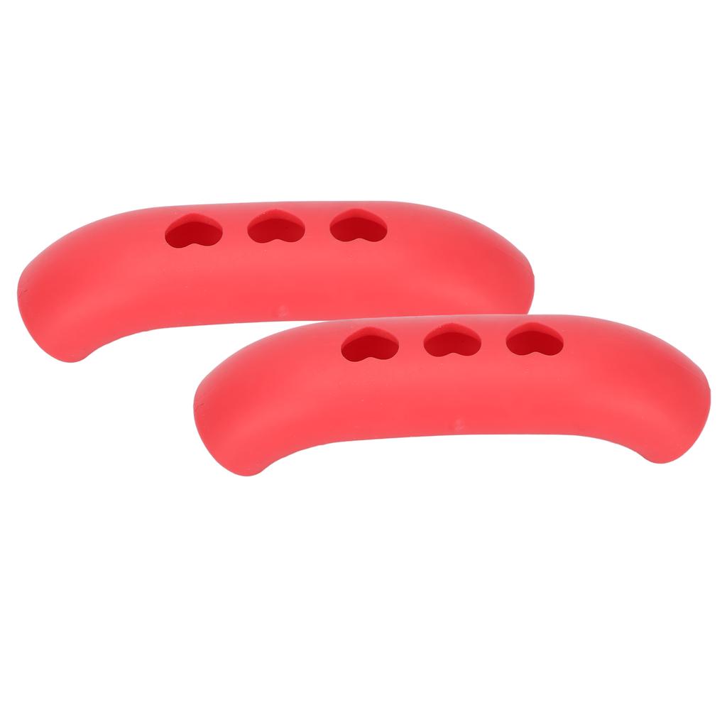 2pcs Silicone Pot Grip Handle Sleeve Heat Resistant Prevent Scald Insulated Hot Handle Holder Cover