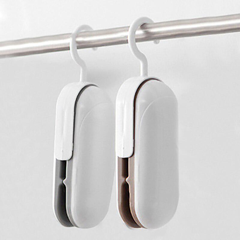 Mini Sealing Machine Portable Bag Clips Handheld Sealer Packing Plastic Bag Food Saver Storage