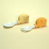 Baby Tableware Licking Spoon Baby Training Fork Spoon Children Short Handle Spoon Baby Food Supplement Infant Tableware