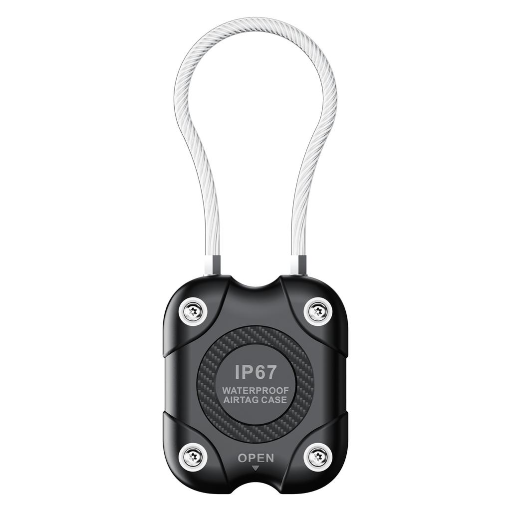 For Airtag Protective Cover Anti-Lost Tracker Protector Anti-Scratch Case with Steel Wire