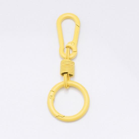 Ağır Hizmet Metal Karabina Anahtarlık Taşınabilir Hafif Kemer Sırt Çantası Asma Anahtarlık Outdoor Araba Ev Anahtarları Halkası Klips Tutucu Düzenleyici