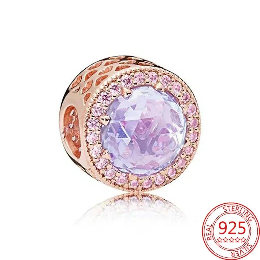 Colorful Murano Glass Beads Glass Ripple Charm Wavy Glass Bead Charms Fit Brand Bracelets Women Copper Jewelry Gift