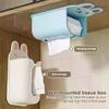 Cute Rabbit Shaped Adhesive Tissue Holder With Easy No Drill Install Large Capacity Perfect For Kitchen Bathroom Use