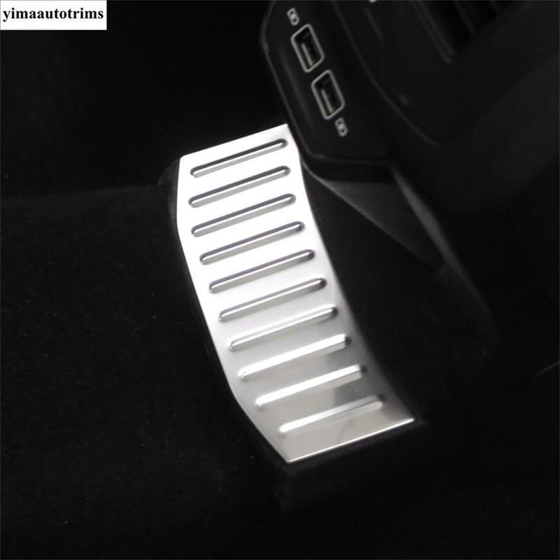 Rear Middle Guard Anti-kick Scuff Plate Panel Cover Trim Stainless Steel Accessories Fit For Volkswagen T-Roc T Roc 2018 - 2025