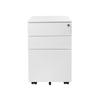 SONGMICS Steel Rolling Cabinet with 3 Drawers and Hanging File Lockable Office Cabinet