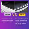Rear Bumper Protector Guard Trunk Rubber Protection Strip Rubber Scratch-Resistant Trunk Door Entry Guards Car Accessory for SUV/Cars - Universal No