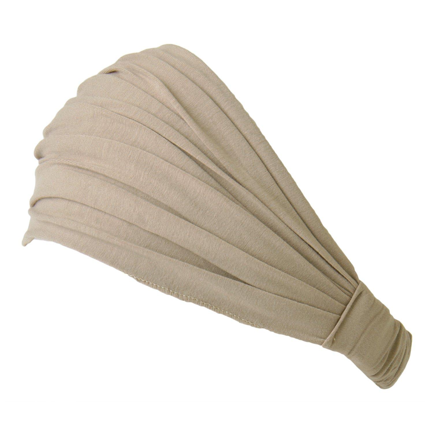 

ШАРМ Повязка-тюрбан для волос Повязка Бандана Тюрбан для волос [Повседневная коробка] (Мужские/Женские) Спорт/Умывание/Тренировка (Размер M/Бежевый/Унисекс) бежевый