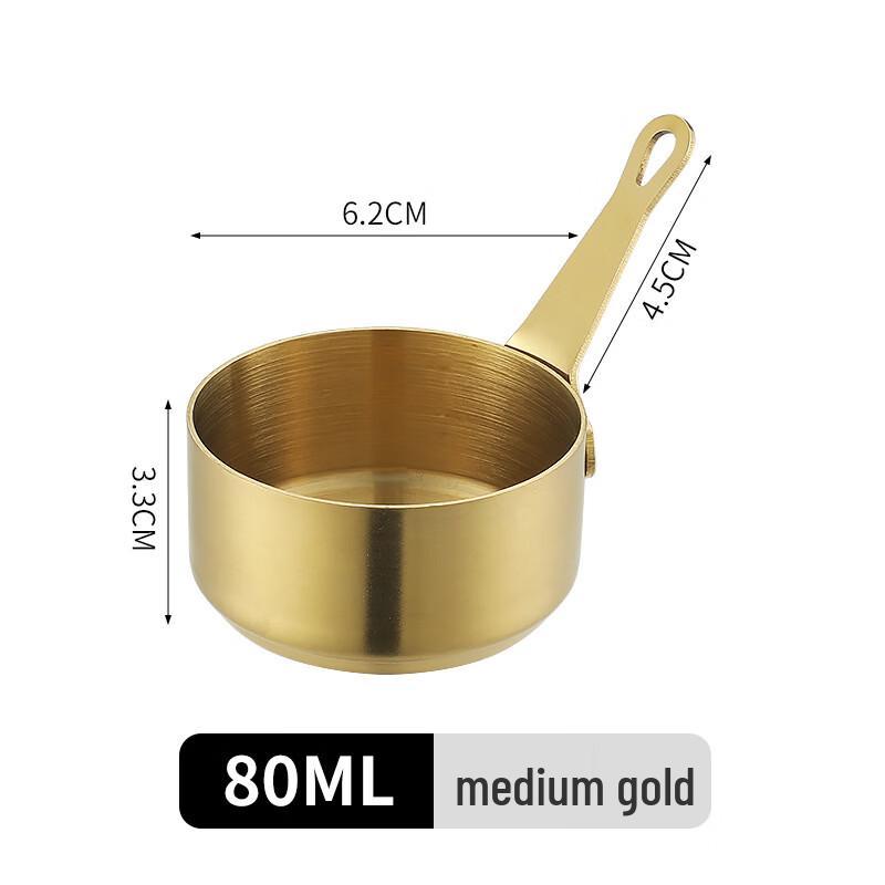ZISIZ Stainless Steel Sauce Cups with Handle