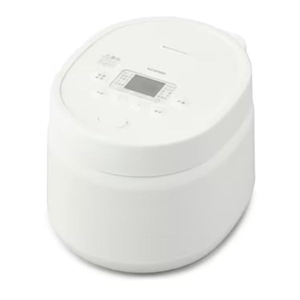 Iris Ohyama Rice for Easy Cleaning Units Cooks 50 Different Types of Eco White RC-MSA50-W Cooker, 5.5-cup Capacity, Microcomputer-Controlled,